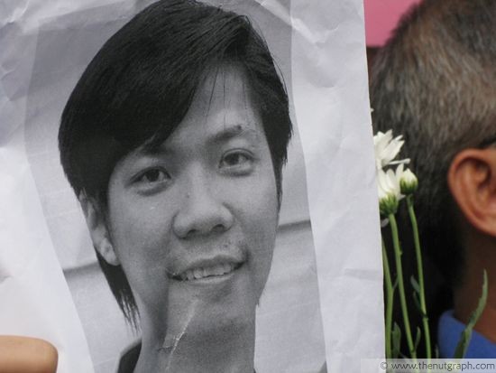 The late Teoh Beng Hock, who was found dead two days before he was supposed to register his marriage.
