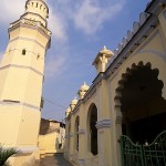 Acheen Street mosque, one of the most prominent structures in the old section of George Town.