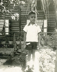 Dino, aged 6, Ujong Pasir, Malacca.  