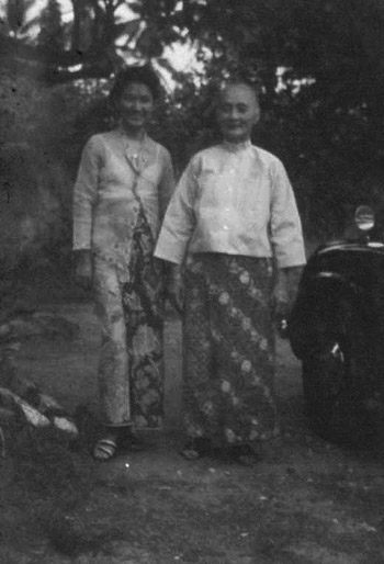 Mother and paternal grandmother