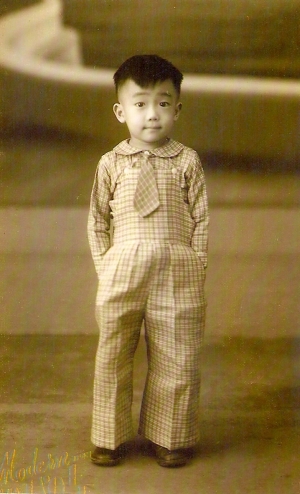 Teoh at age four