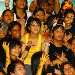 Tx2 Tiger Ambassador, actress Sazzy Falak, joined the flash mob participants after the dance.