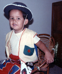 Cowboy Harith when he lived in Mindef, Jalan Gurney circa 1972 