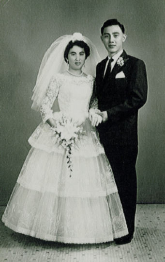 Parents' wedding day, 15 Sept 1951