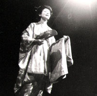 Faridah in Narukami, directed by Kee Thuan Chye, performed in the 80s at Experimental Theatre, Universiti Malaya.