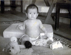 Ann, as a baby