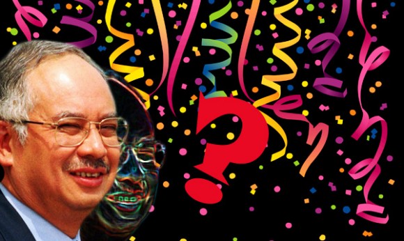 (Najib image: WIki commons; background: sxc.hu)