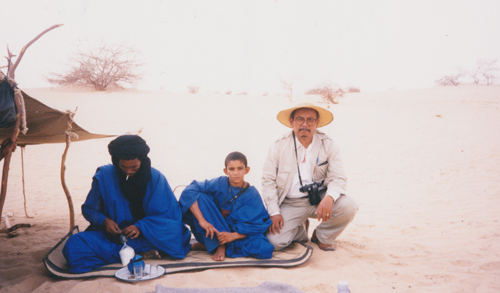 At a Tuareg encampment just outside Timbuktu in Mali on 29 July 1998