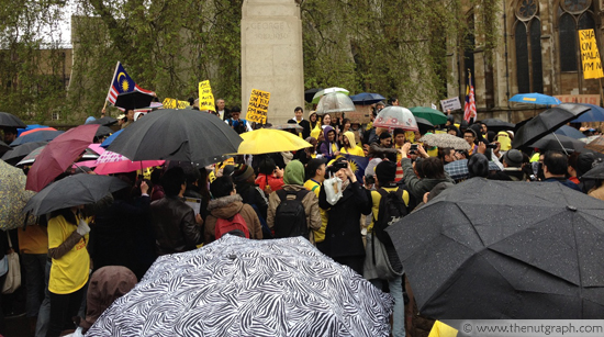 Bersih 3.0 rally in London.