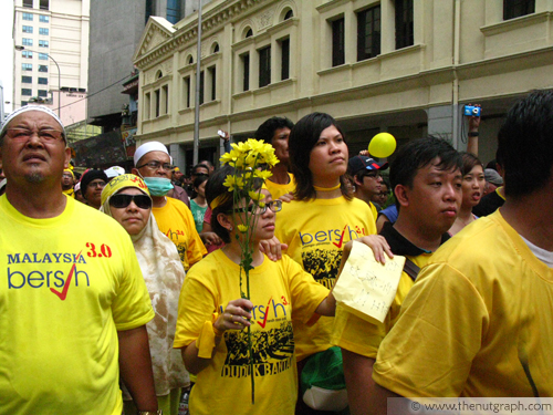 Participants of last year's Bersih 3.0 rally.