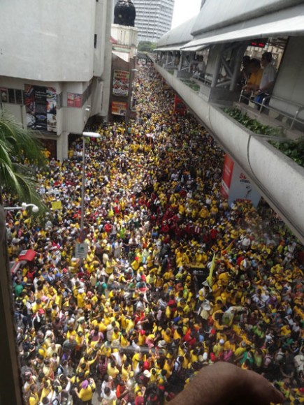 A section of the massive crowd at Bersih 3.0. (Pic courtesy Aliran)